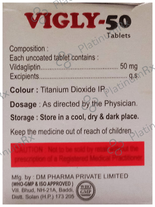 Vigly 50mg Tablet 15s