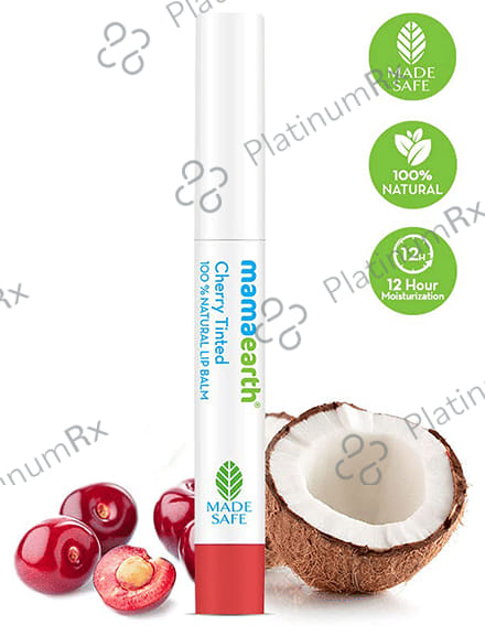 Mamaearth Cherry Tinted 100% Natural Lip Balm