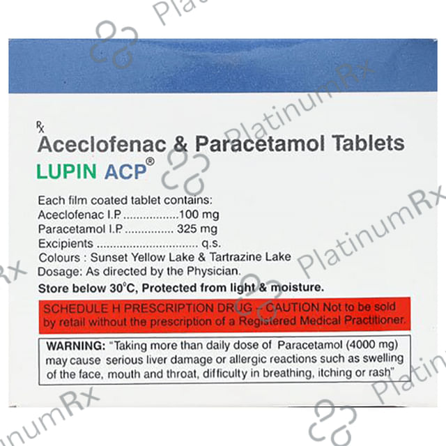 Lupin Acp 100mg/325mg Tablet