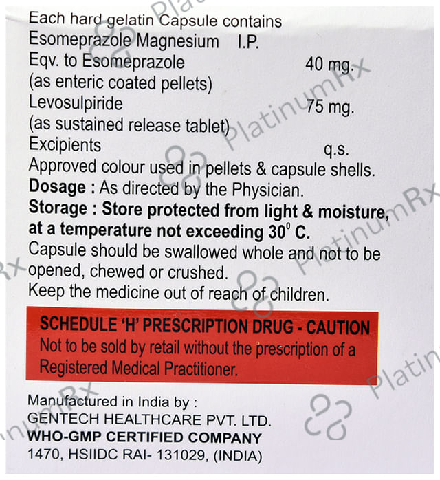 Acriban L 40/75mg Capsule SR 10s