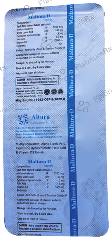 Maltura D Tablet 10s