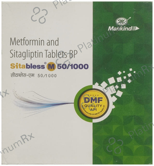 Sitabless M 50/1000mg Tablet 15s