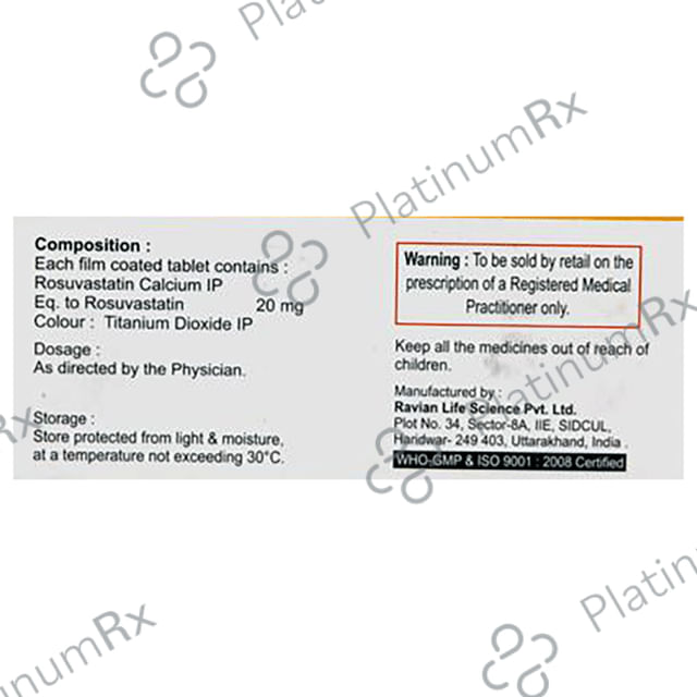 Rozfirst 20mg Tablet 10 Tablet