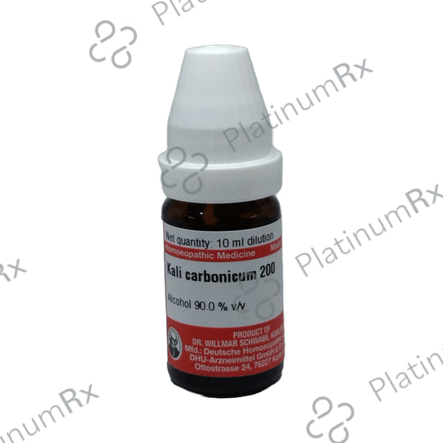 Dr Willmar Schwabe Germany Kali Carbonicum Dilution 200