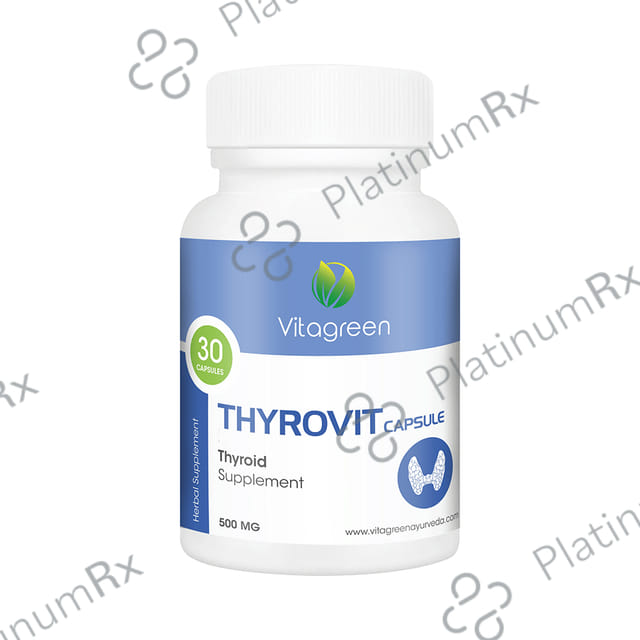 Vitagreen Thyrovit 500mg Capsule