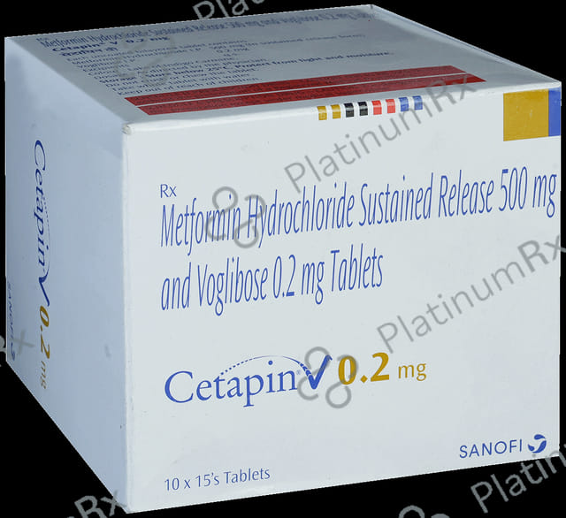 Cetapin V 500/0.2mg Tablet SR 15s