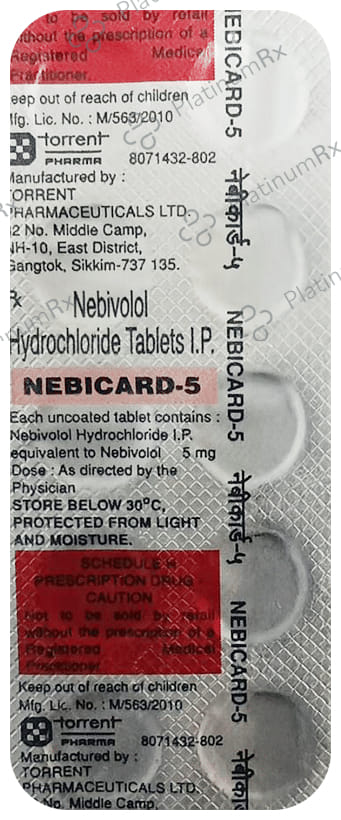 Nicocard 5mg Tablet 10s
