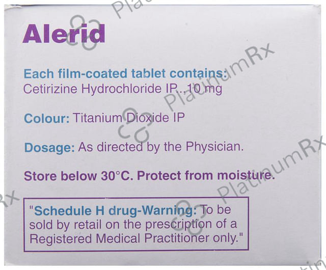Alerid 10mg Tablet 10s