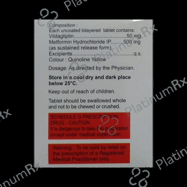 Gluvilda M+ 500/50mg Tablet SR 15s