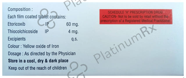 Etolab MR 60mg/4mg Tablet 10s