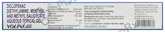 Volini Joint Xpert Pain Relief for long lasting relief Gel 20gm