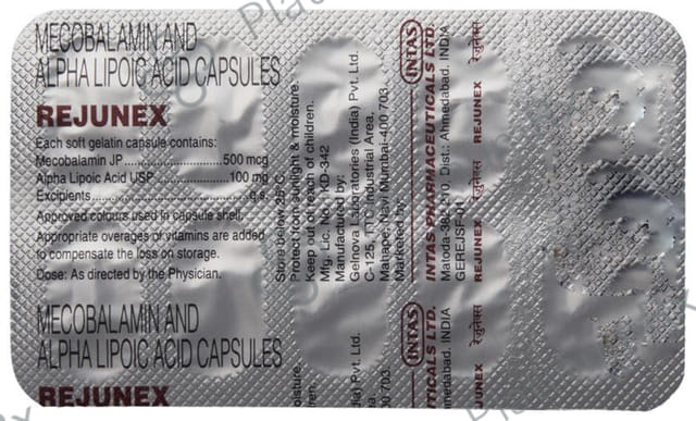 Rejunex 100mg/500mcg Capsule 10s
