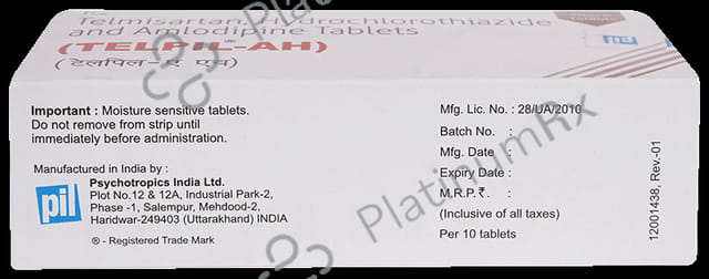 Telpil AH 5/12.5/40mg Tablet 10s