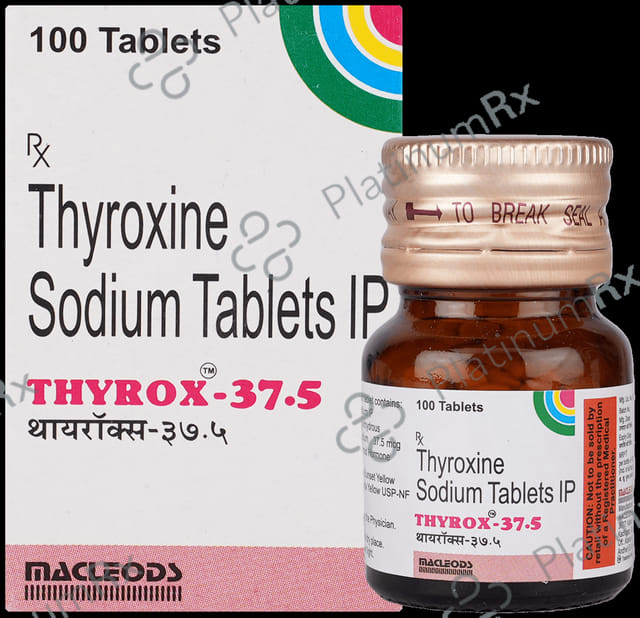 Thyrox 37.5mcg Tablet 100s