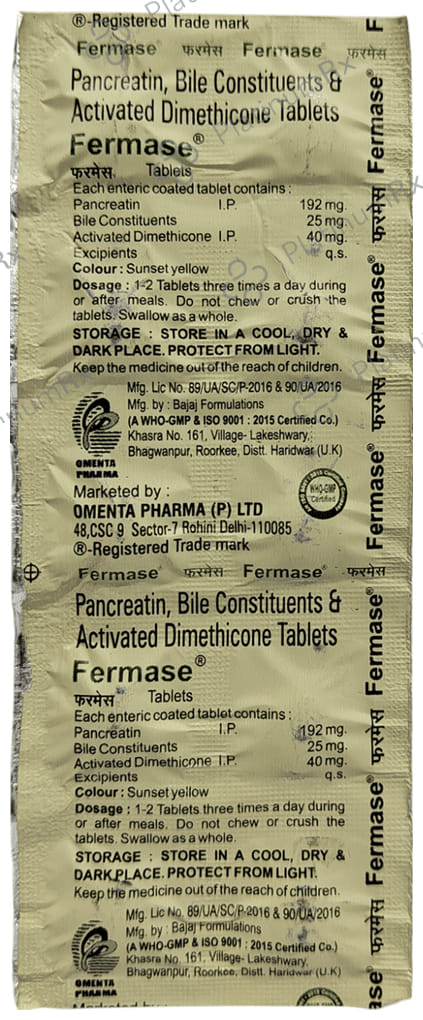 Fermase 90mg/25mg/40mg Tablet