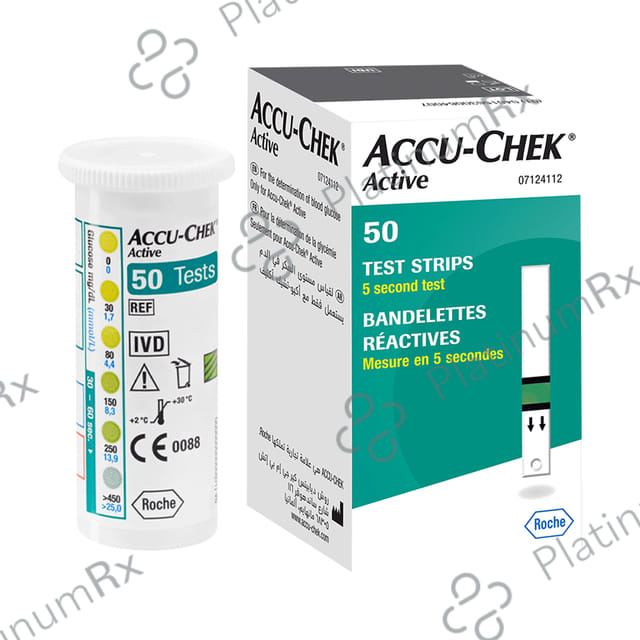 Accu Chek Active Test Strip (Only Strips) 50s