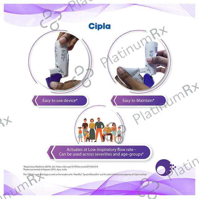 Maxiflo Synchrobreathe 6/250mcg Inhaler 120MDI