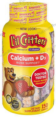 L'il Critters Calcium + D3 Gummies