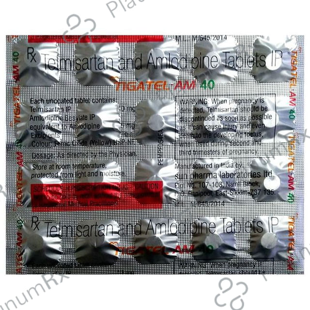 Tigatel AM 5/40mg Tablet 20s