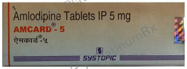 Amcard 5mg Tablet 7s