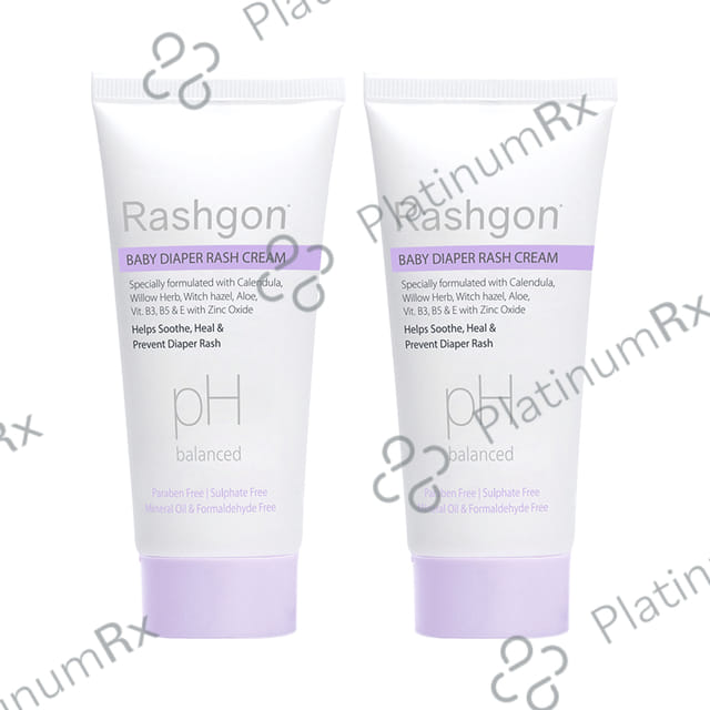 Rashgon Baby Diaper Rash Cream (50gm Each) 2 Tube
