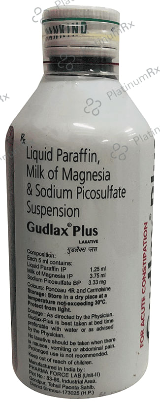 Gudlax Plus Laxative Peppermint Oral Suspension 200ml