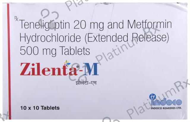 Zilenta M 500/20mg Tablet ER 10s