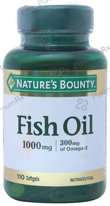 Nature's Bounty Fish Oil 1000mg Softgel