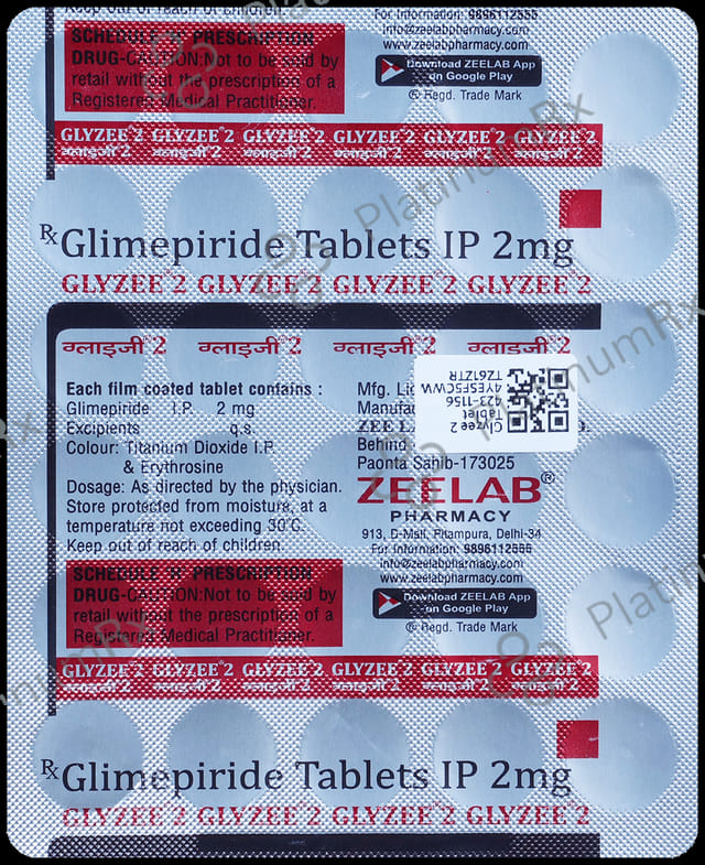 Glyzee 2mg Tablet 30s