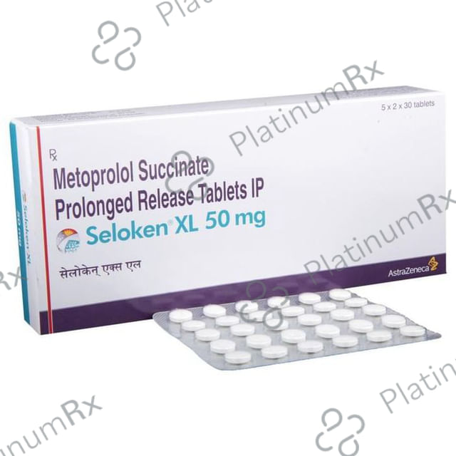 Seloken XL 50mg PR Tablet 30s