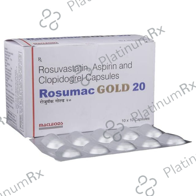 Rosumac Gold 75/20/75mg Capsule 10s