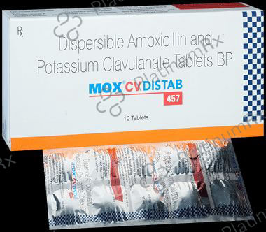 Mox CV 400mg/57mg Tablet DT