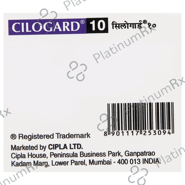 Cilogard 10mg Tablet 10s
