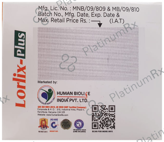 Lorlix Plus 8mg/325mg Tablet