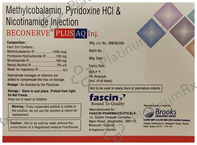 Beconerve Plus AQ Injection 2ml