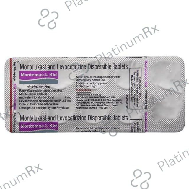 Montemac L Kid 2.5/4mg Tablet DT 10s