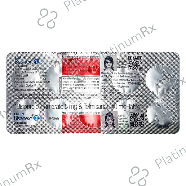Bisonext T 5/40mg Tablet 10s