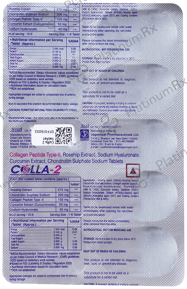 Colla 2 Tablet 10s