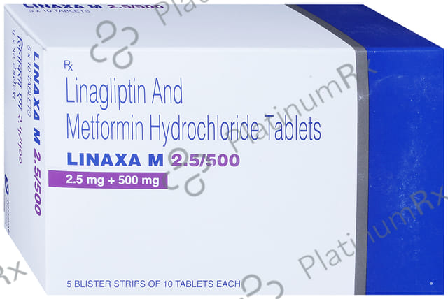 Linaxa M 2.5/500mg Tablet 10s