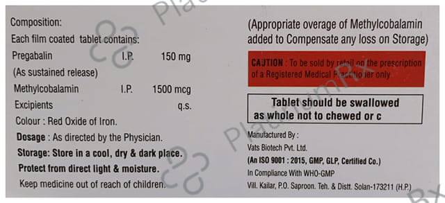 Pgbest-M SR 150 Tablet