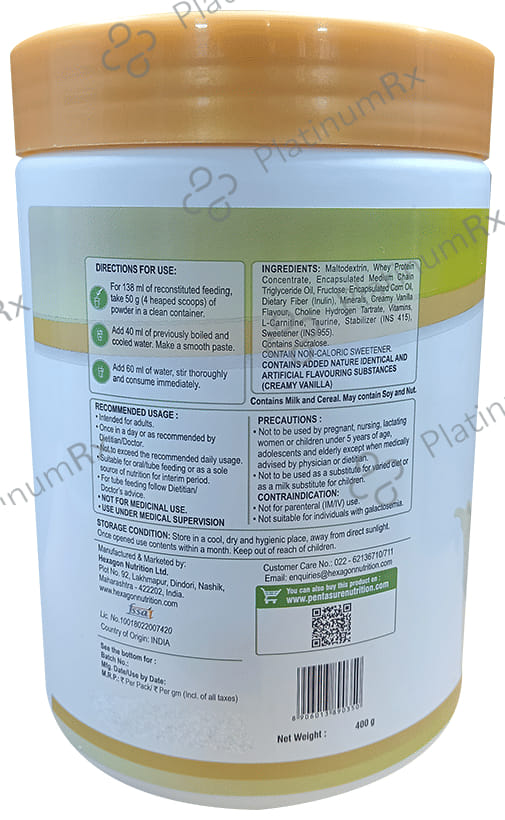 PentaSure Hepatic Flavour Creamy Vanilla Powder 400gm