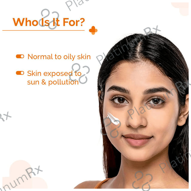 The Derma Co 1% Hyaluronic Sunscreen SPF 50 PA++++ Aqua Gel 30 gm