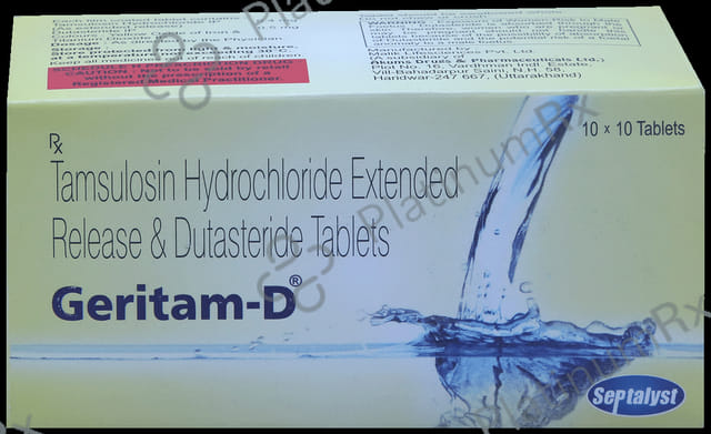 Geritam D 0.4/0.5mg Tablet 10s