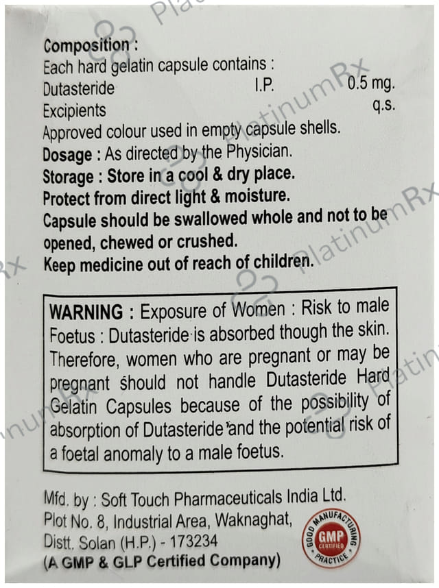 Dutafast 0.5mg Capsule