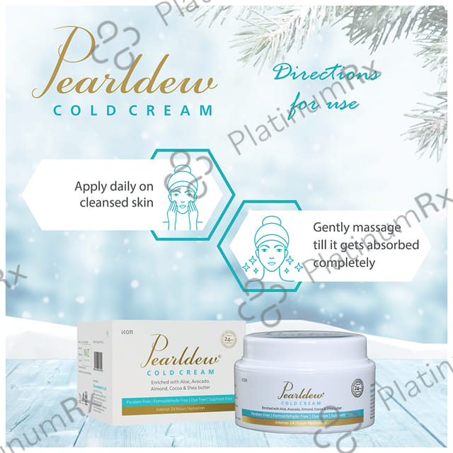 Pearldew Cold Cream (50gm Each) 4 jar