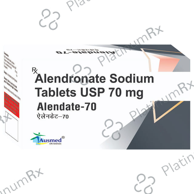 Alendate 70mg Tablet 4s