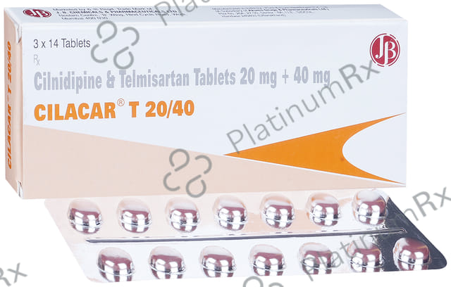 Cilacar T 20/40mg Tablet 14s