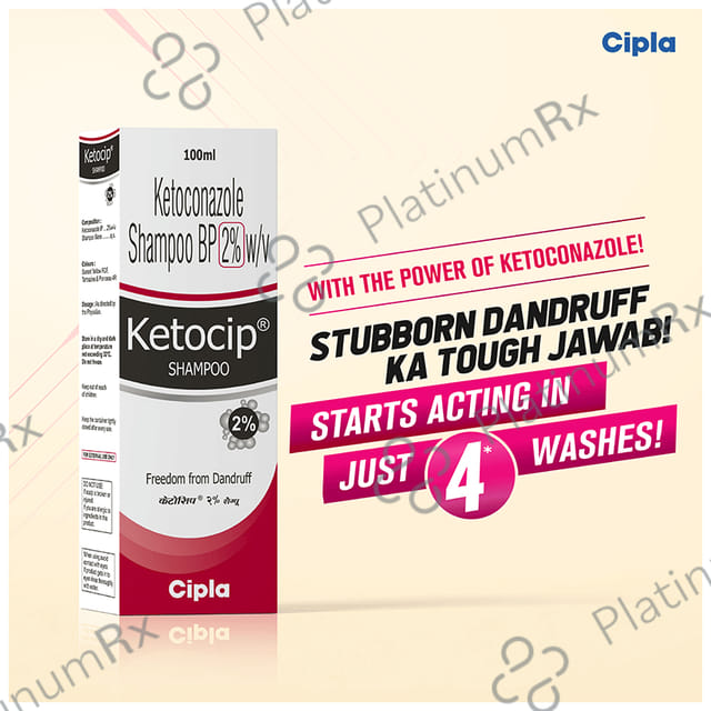Ketocip 2% Shampoo 100ml