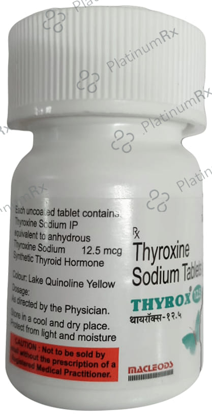 Thyrox 12.5mcg Tablet 120s