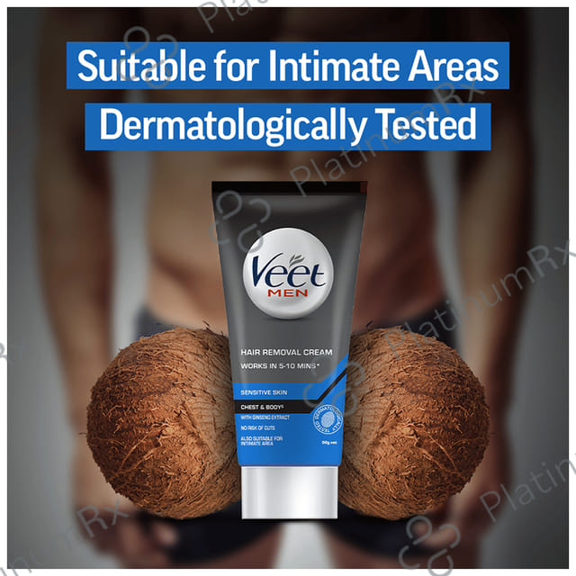 Veet Hair Removal Cream for Men Sensitive Skin 50gm